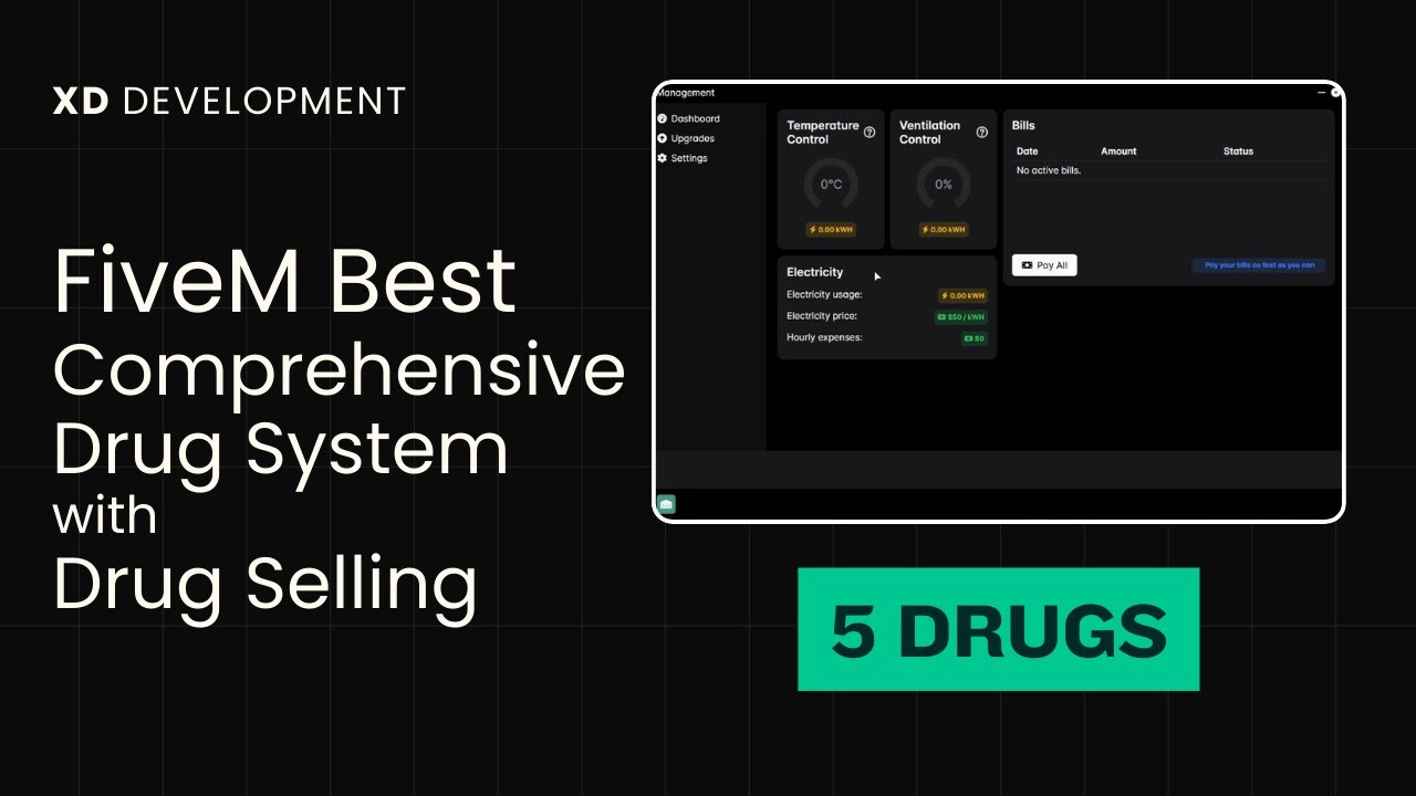 FiveM Drug Manufacturing Script |  Comprehensive Drug System