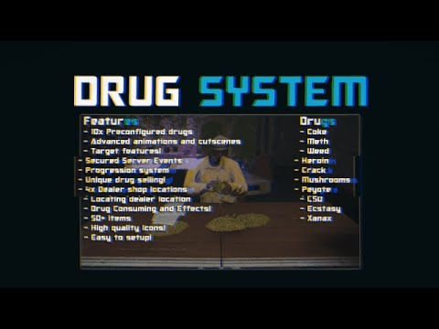Drugs Creator for FiveM with Weed, Coke, Meth & More