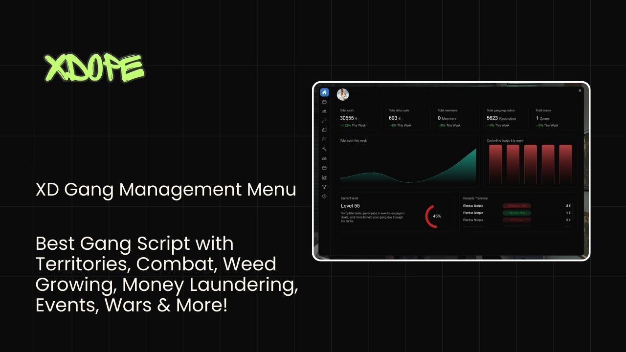 FREE Gang Menu - Advanced Gang Management System
