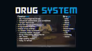 QBCore Drugs Pack (5+ Drugs) for QBCore, ESX, and OX: Enhance Your Criminal Underworld