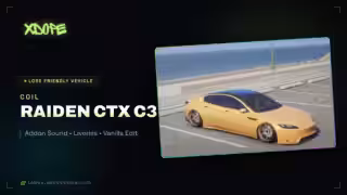 Coil Raiden CTX C3 | Addon Sound | Liveries | Vanilla Edit