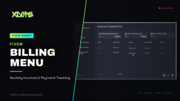 FiveM Billing Script with Society Invoices