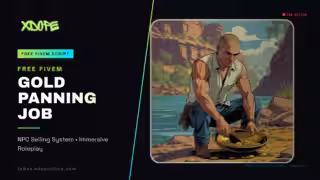 Free GoldPanning Job for FiveM