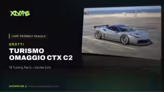 Grotti Turismo Omaggio CTX C2 | 14 Tuning Parts | Vanilla Edit