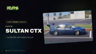 Karin Sultan CTX - Vanilla Edit with Addon Sound