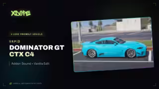Vapid Dominator GT CTX C4 | Addon Sound | Vanilla Edit