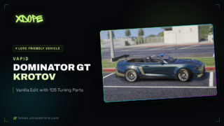 Vapid Dominator GT KROTOV - Vanilla Edit with 105 Tuning Parts