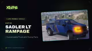 Vapid Sadler LT RAMPAGE - Customizable Truck with Tuning Parts