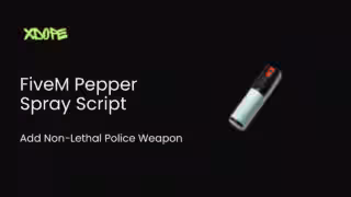 FiveM Pepper Spray Script – Standalone Police Weapon for Your Server